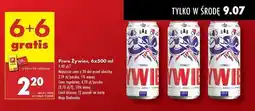 Biedronka Piwo Żywiec Jasne Pełne oferta