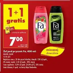 Biedronka Żel pod prysznic Fa Men Sport Energy Boost oferta
