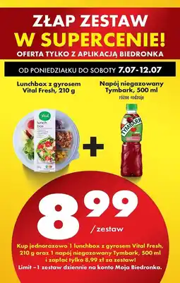 Biedronka Napój wiśnia-jabłko Tymbark oferta