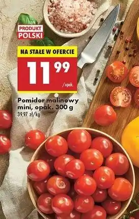 Biedronka Pomidory malinowe mini oferta