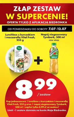 Biedronka Napój jabłko-mięta Tymbark oferta