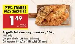 Biedronka Rogal z makiem oferta