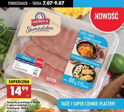 Biedronka Sznycle premium Indykpol Samo Dobro oferta