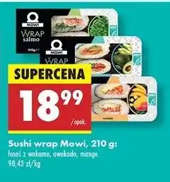 Biedronka Wrapy z łososiem mango Mowi oferta