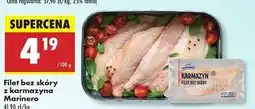 Biedronka Filet z karmazyna bez skóry Marinero oferta