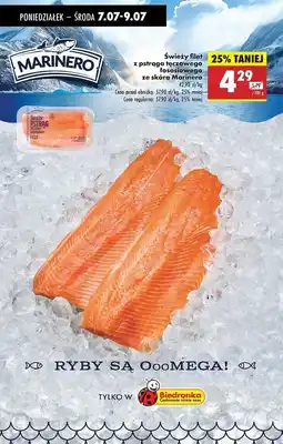 Biedronka Pstrąg tęczowo-łososiowy filet Marinero oferta