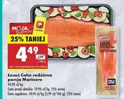 Biedronka Łosoś coho Marinero oferta