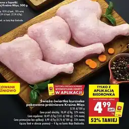Biedronka Ćwiartka z kurczaka Kraina Mięsa oferta