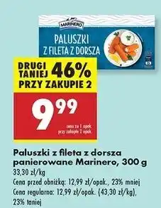 Biedronka Paluszki z fileta dorsza panierowane Marinero oferta