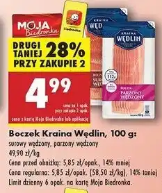 Biedronka Boczek parzony Kraina Wędlin oferta