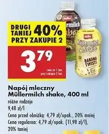 Biedronka Napój dubai chocolate Mullermilch oferta