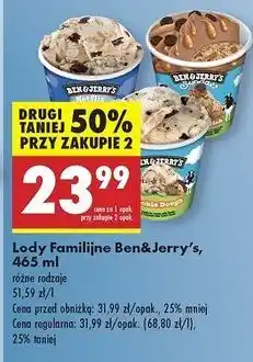 Biedronka Lody dulce de-lish Ben & Jerry's oferta