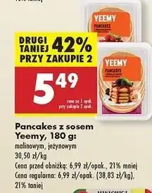 Biedronka Pancakes z sosem jeżynowym Yeemy oferta