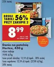 Biedronka Danie a'la gyros Hortex Gotowe oferta