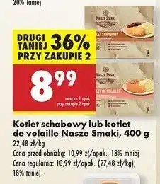 Biedronka Kotlet de volaille z marchewką i groszkiem puree ziemniaczanym Nasze Smaki oferta