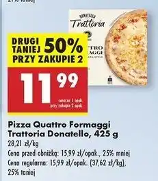Biedronka Pizza quattro formaggi Donatello oferta