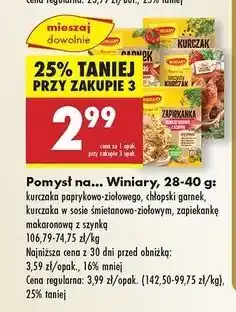 Biedronka Zapiekanka makaronowa z szynką Winiary Pomysł Na oferta