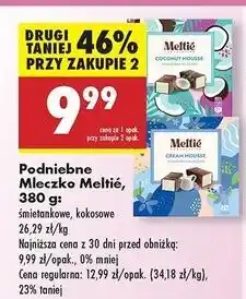 Biedronka Podniebne mleczko śmietankowe Meltie oferta