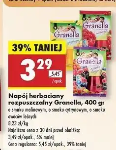 Biedronka Napój herbaciany owoce leśne Granella oferta
