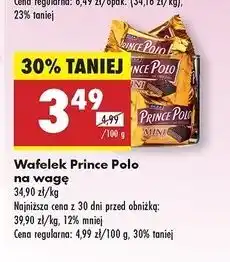 Biedronka Wafelki mini classic Prince Polo oferta