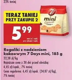 Biedronka Mini rogaliki kakaowe 7 Days oferta