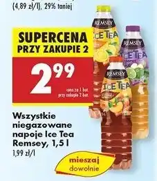 Biedronka Napój z ekstraktem czarnej herbaty bergamot Remsey Ice Tea oferta