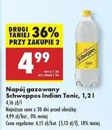 Biedronka Napój indian tonic Schweppes oferta