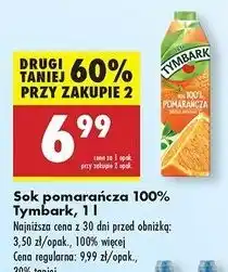Biedronka Sok pomarańczowy Tymbark oferta
