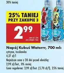 Biedronka Woda truskawkowa Kubuś Waterrr oferta