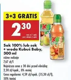Biedronka Sok jabłko-dynia Kubuś Baby oferta