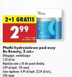 Biedronka Płatki pod oczy coenzyme Be Beauty oferta