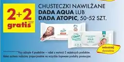 Biedronka Chusteczki nawilżane atopic Dada oferta