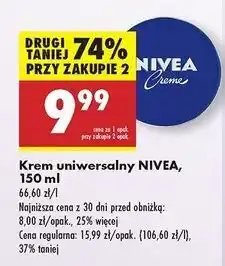 Biedronka Krem do twarzy i ciała Nivea Creme oferta