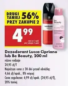 Biedronka Dezodorant invisible Be Beauty Care oferta