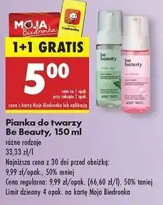 Biedronka Pianka do twarzy sensitive Be Beauty oferta