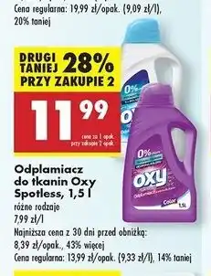 Biedronka Odplamiacz color Oxy Spotless oferta