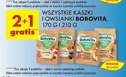 Biedronka Kaszka mleczna manna bananowo-brzoskwiniowa Bobovita Porcja Zbóż oferta