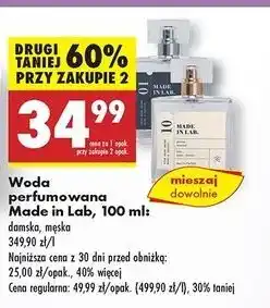 Biedronka Woda perfrumowana 01 Made In Lab oferta
