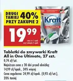 Biedronka Kapsułki do zmywarek Kraft Ultimate oferta