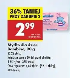 Biedronka Mydło Bambino oferta