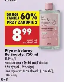 Biedronka Płyn micelarny sensitive Be Beauty oferta