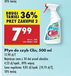 Biedronka Płyn do mycia szyb lemon Clin Windows & Glass oferta