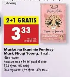 Biedronka Maseczka do twarzy drapieżny lampart Niuqi Young oferta
