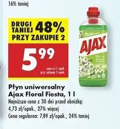 Biedronka Płyn do mycia konwalie Ajax Floral Fiesta oferta