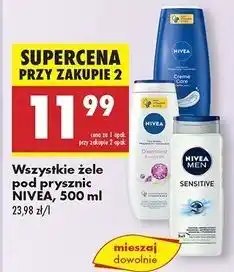 Biedronka Żel pod prysznic Nivea Men Sensitive oferta