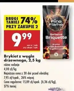 Biedronka Brykiet drzewny Fire & Flame oferta