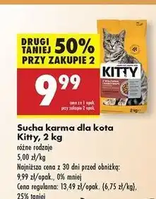 Biedronka Sucha karma dla kota - wołowina z warzywami Kitty oferta
