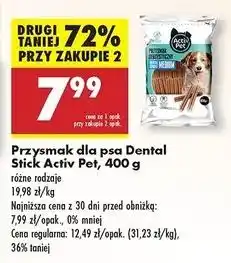 Biedronka Przysmak dentystyczny dla psa medium Activ Pet oferta