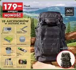 Biedronka Plecak z wyposażeniem 60 l oferta
