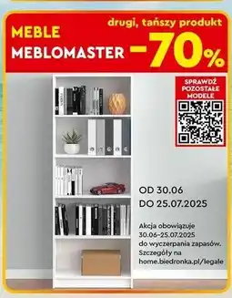 Biedronka Regał Meblomaster oferta